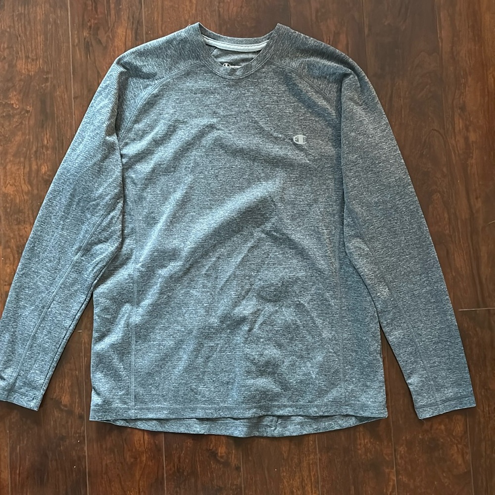 CHAMPION Double Dry Long Sleeve Shirt - MENS MEDIUM